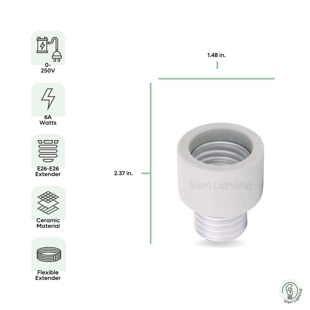 Medium Base To Medium Base Light Bulb Socket