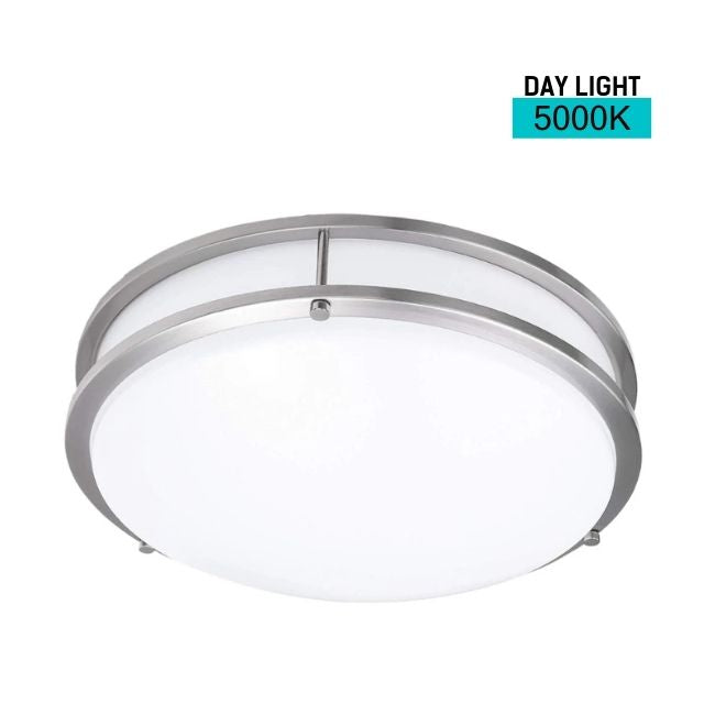 10 Inch LED 5000K Round Nickel Ceiling Fixture
