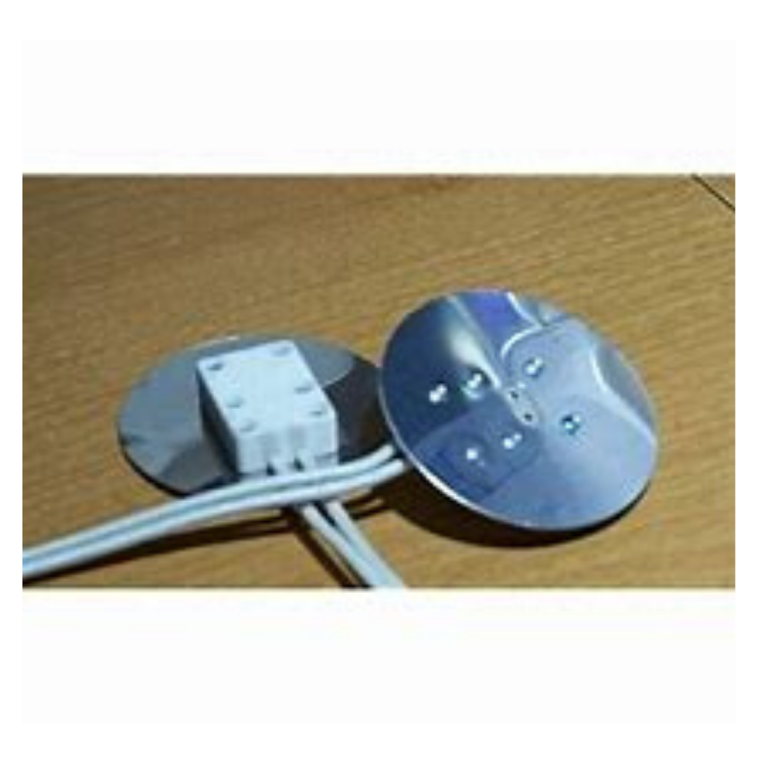 Sterl Lighting - Pack of 1 Aluminum Faced Miniature Bi-Pin Socket with 2-In Diameter Heat Shield
